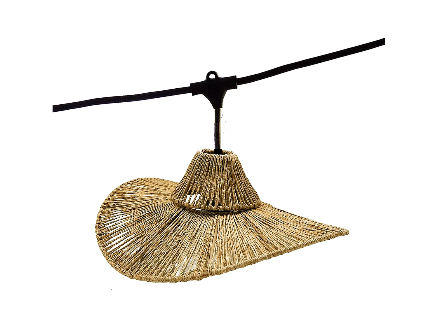 Guirlande raccordable d'extérieur WAVY LIGHT Beige Corde 6m