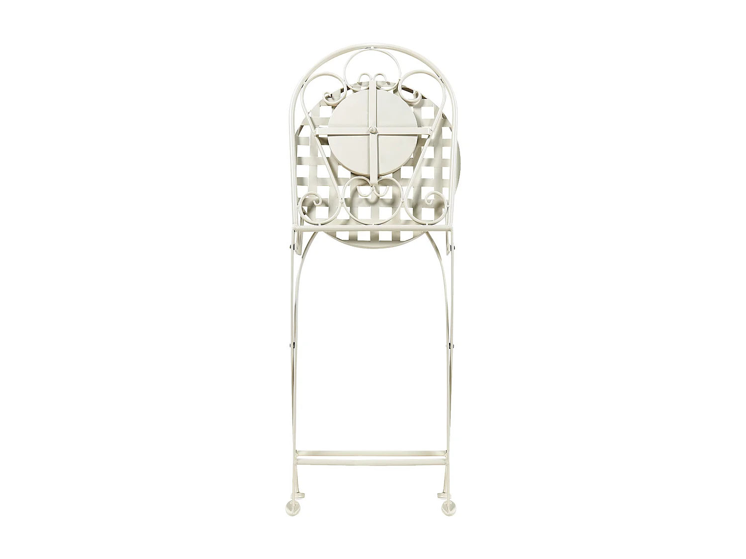 Lot de 2 chaises de jardin SPELLO Métal Blanc
