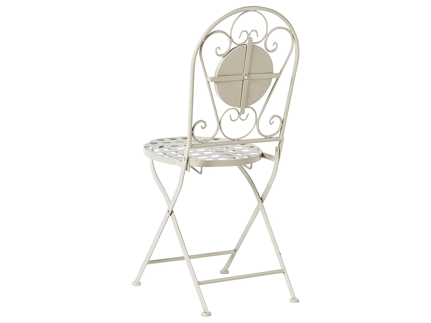 Set di 2 sedie da giardino SPELLO Metallo Bianco