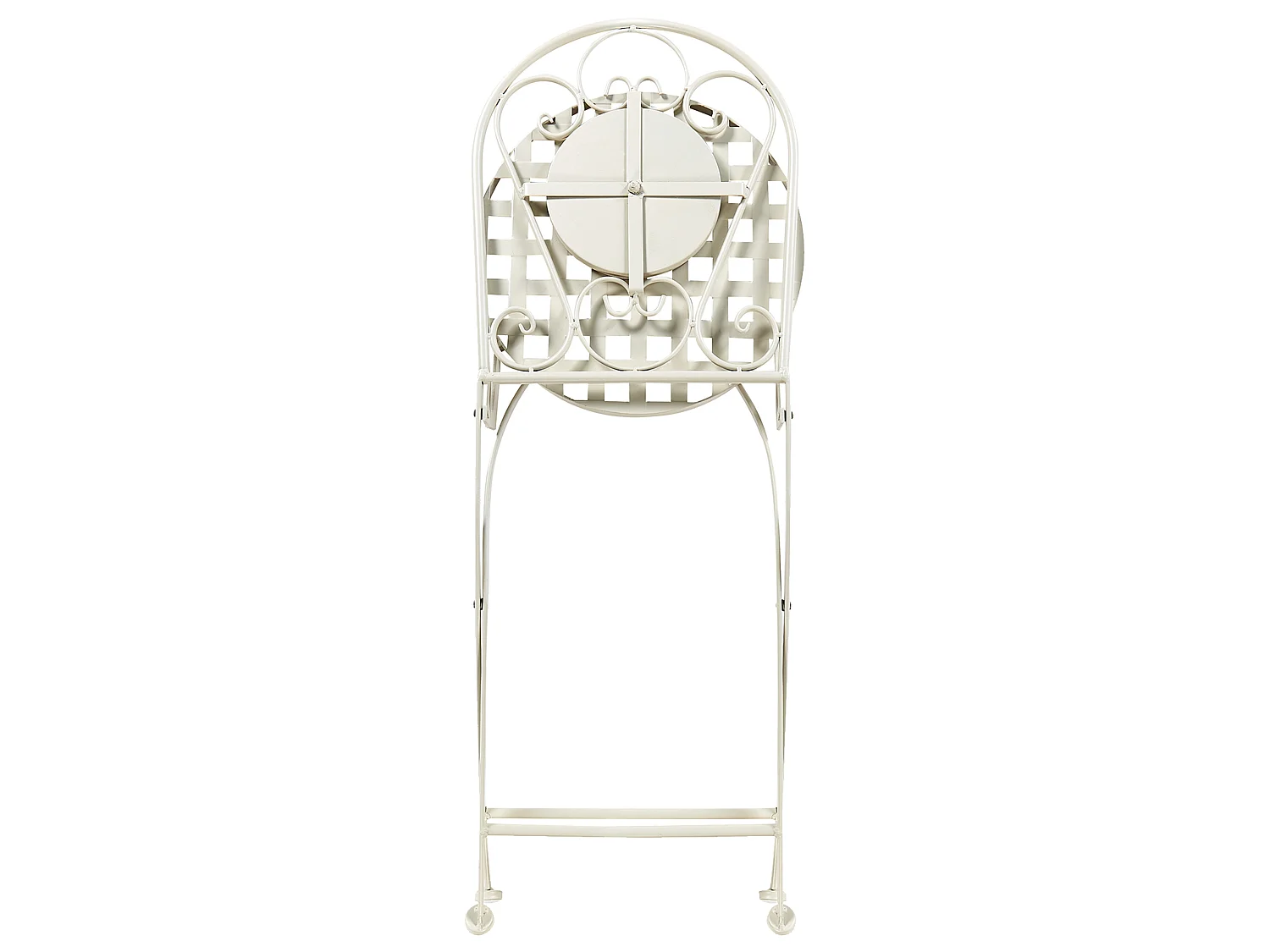 Set di 2 sedie da giardino SPELLO Metallo Bianco