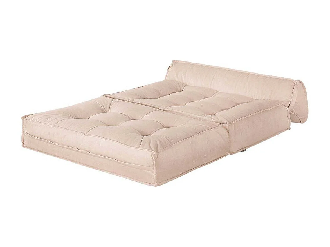 Canapé chauffeuse 2 places velours Mocca