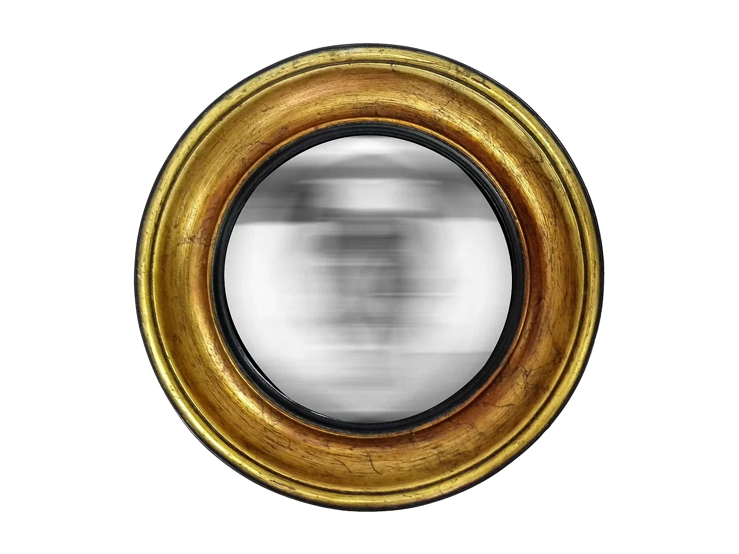 Lot de 3 miroirs ronds convexes noirs 16, 19, 23cm