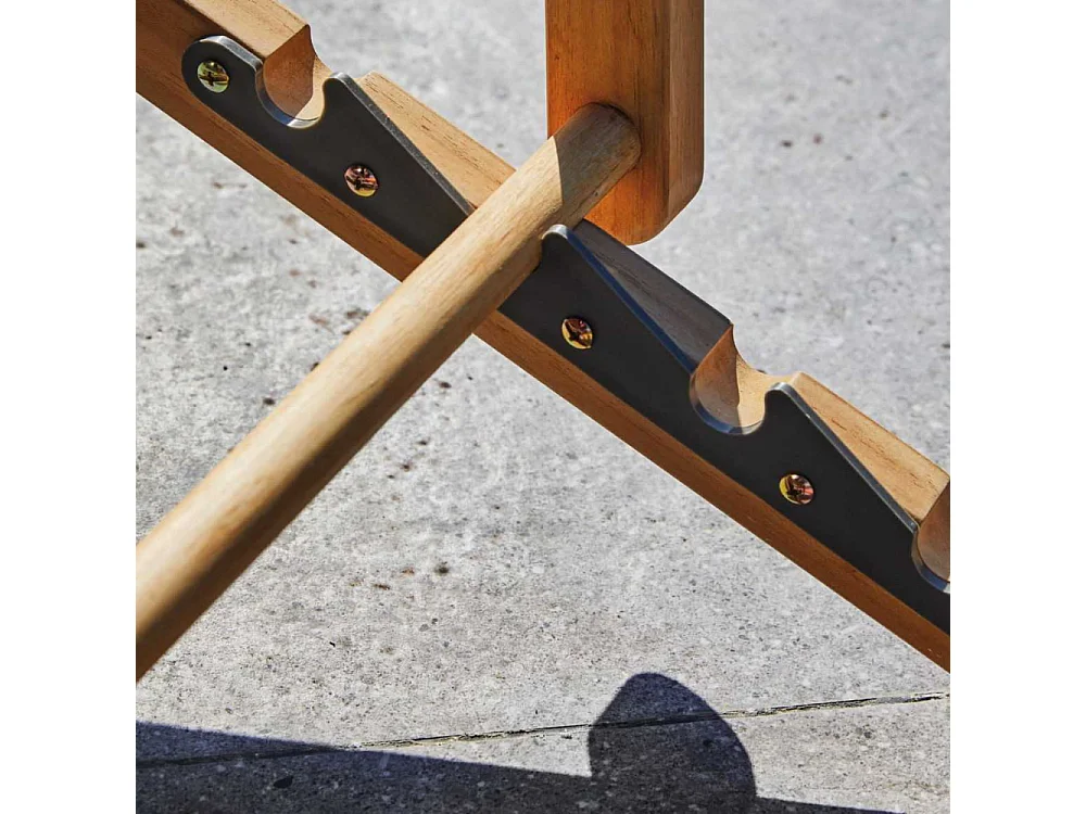 Chilienne en teck et toile Newton