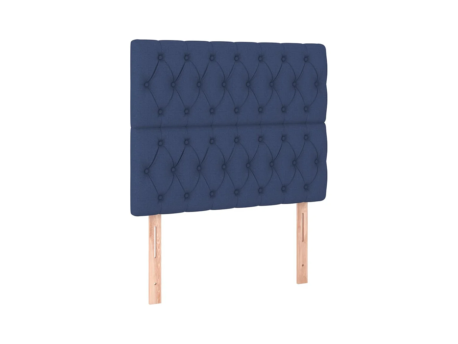 Tête de lit à LED Bleu 100x7x118/128 cm Tissu