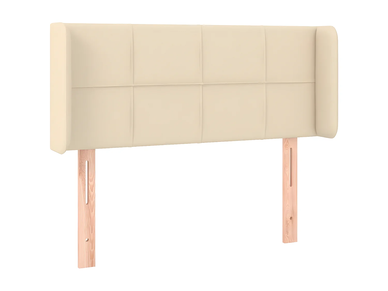 Tête de lit à LED Crème 103x16x78/88 cm Tissu