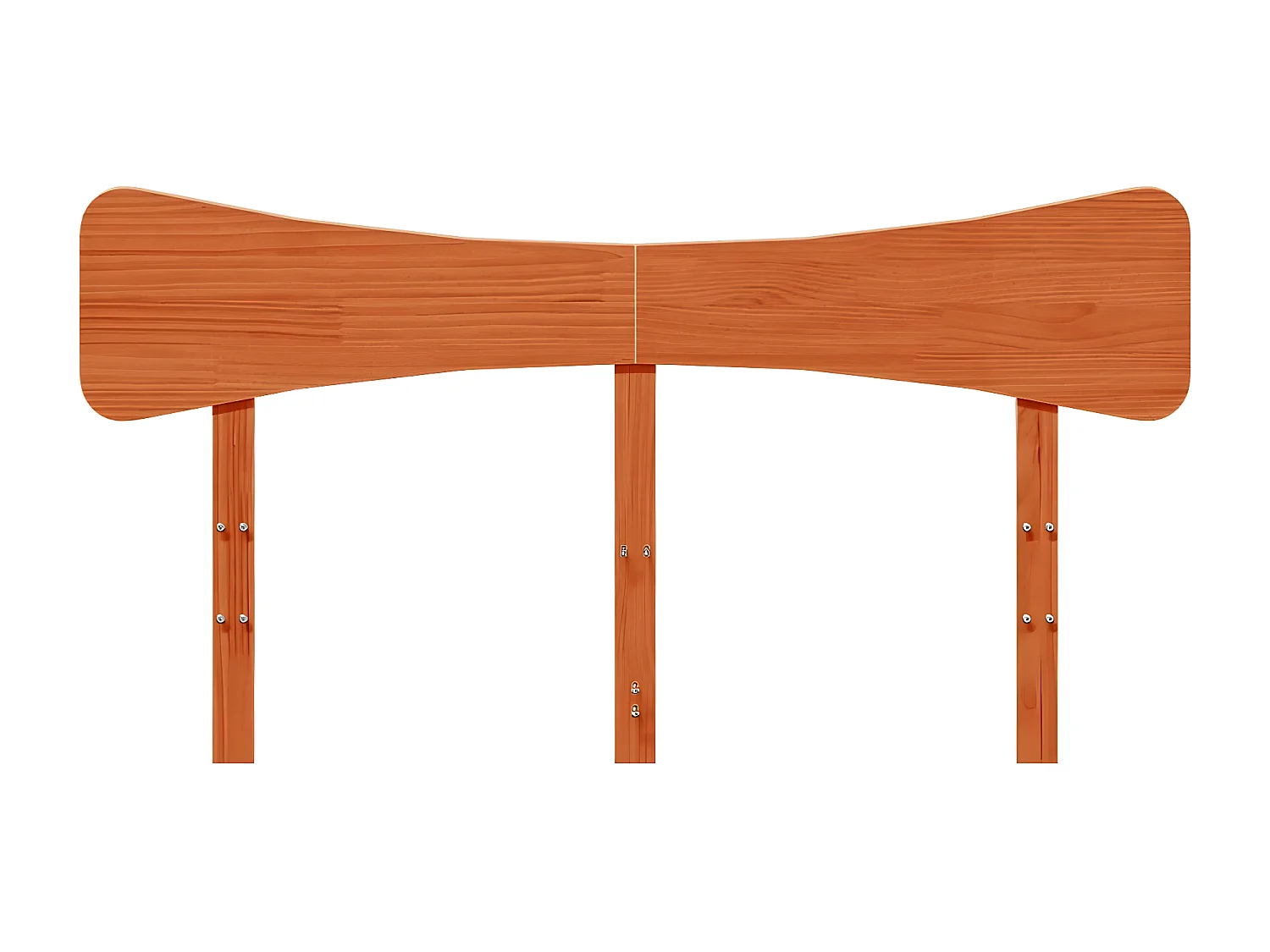 Tête de lit cire marron 150 cm bois massif de pin