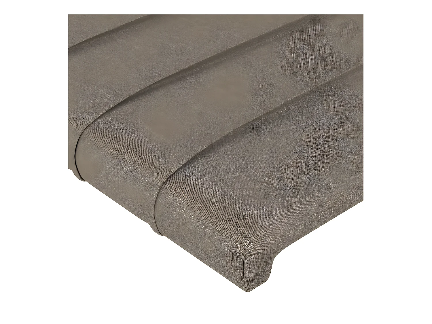 Tête de lit avec oreilles Taupe 163x16x118/128 cm Tissu