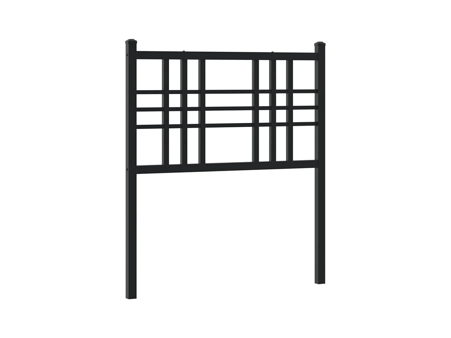 Cabeceira de cama 75 cm metal preto