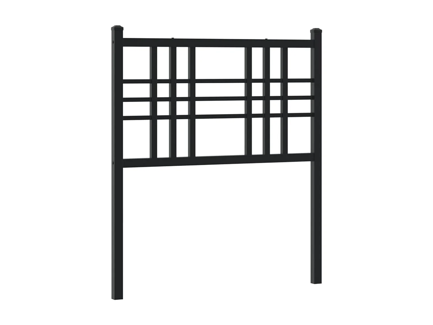Tête de lit métal noir 75 cm