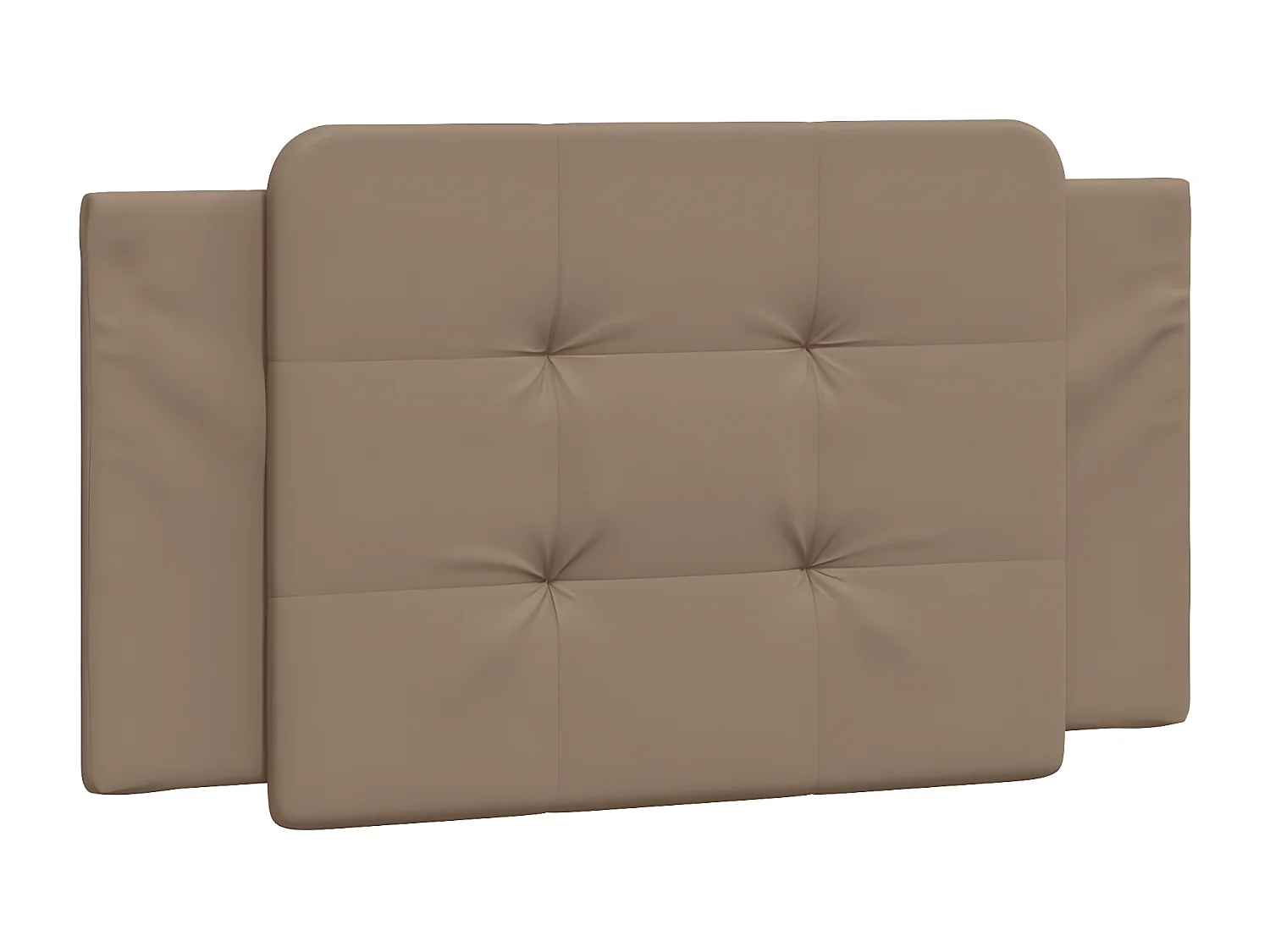 Coussin de tête de lit cappuccino 100 cm similicuir