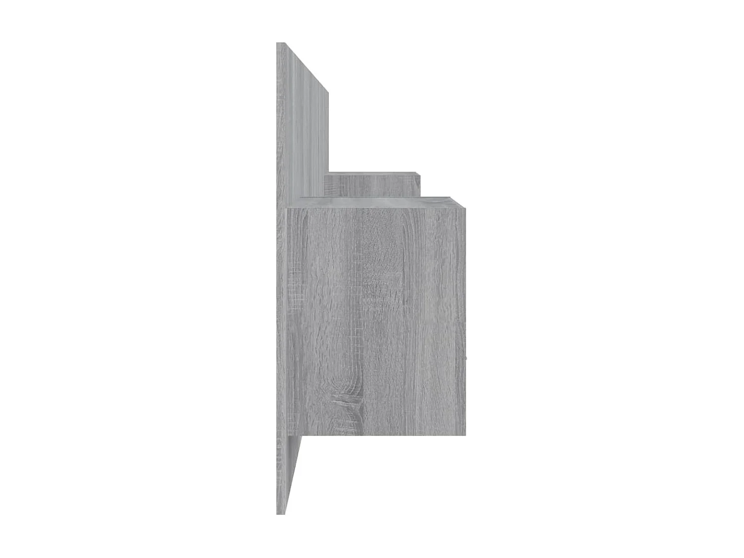 Tête de lit avec armoires Gris sonoma Bois d'ingénierie