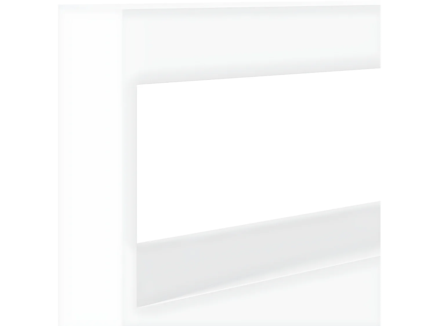 Armoire tête de lit avec LED blanc 120x17x102 cm