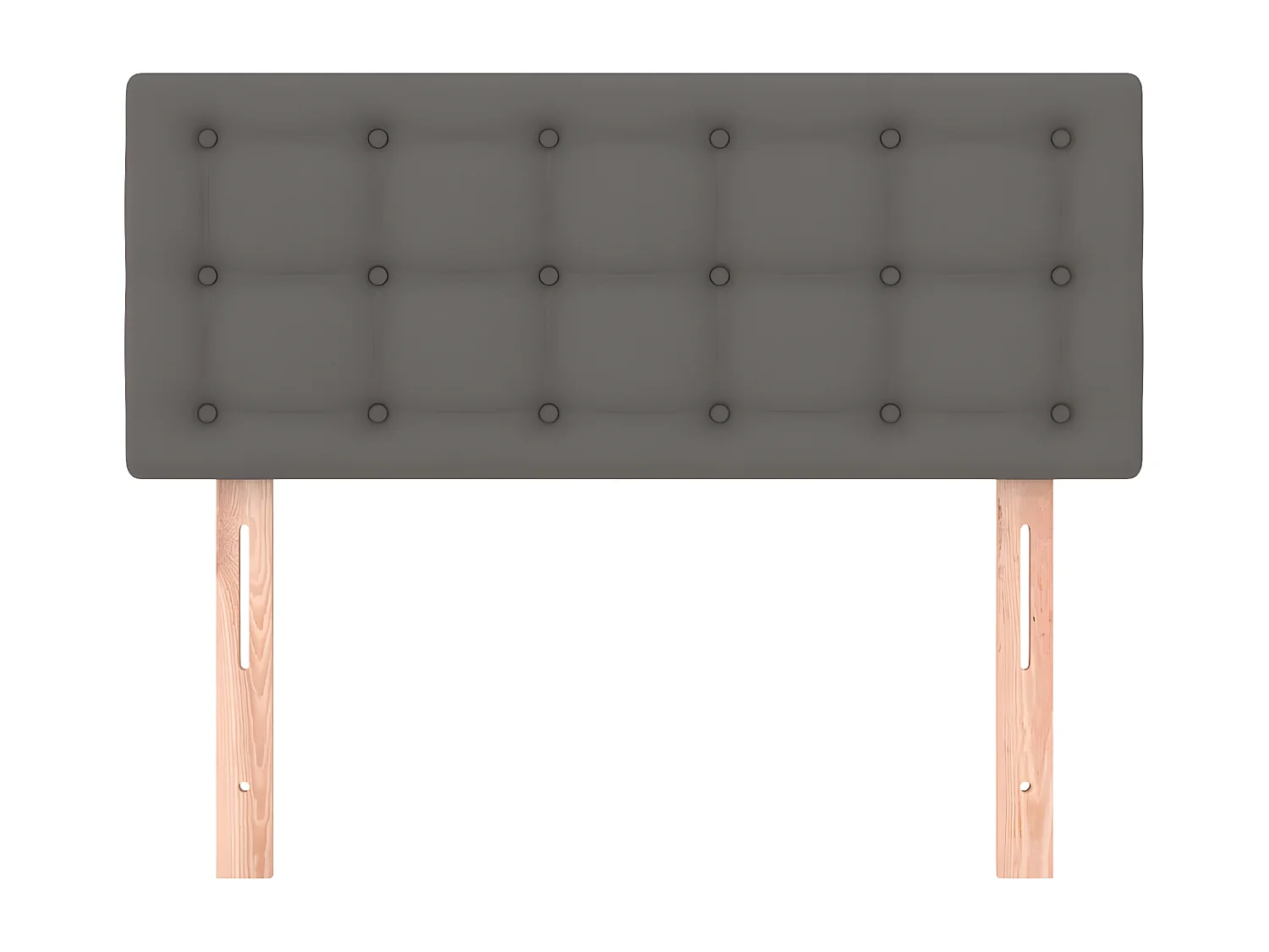 Tête de lit Gris 90x5x78/88 cm Similicuir