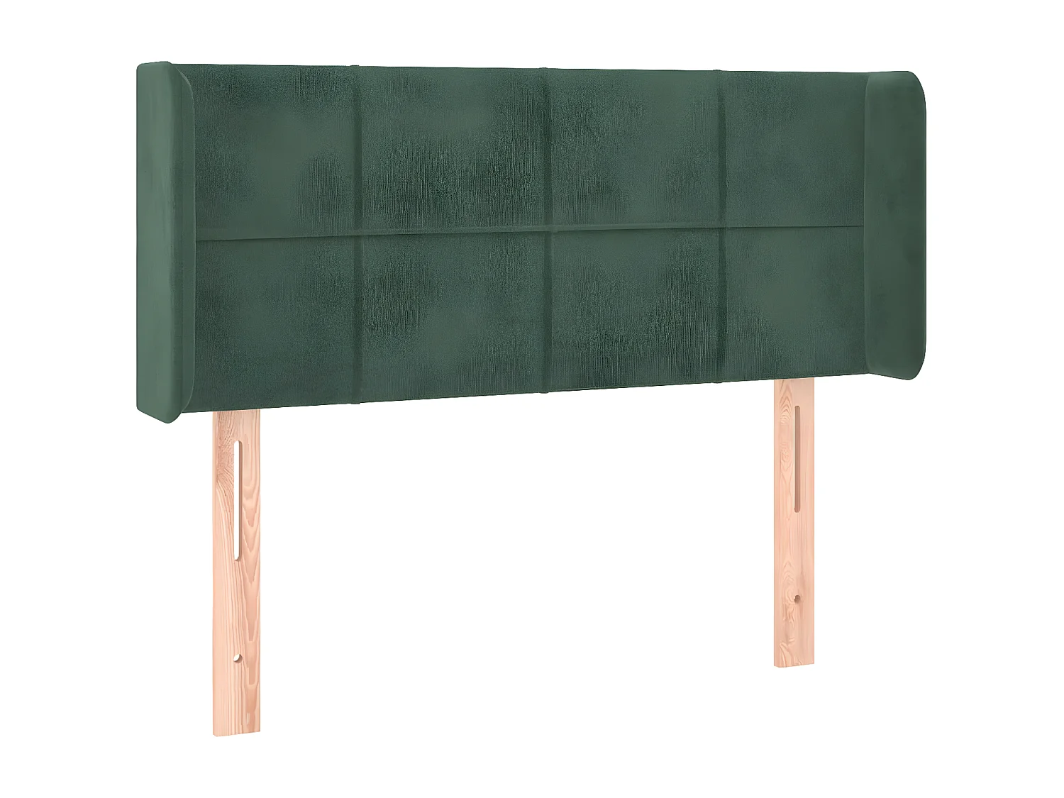 Tête de lit à LED Vert foncé 83x16x78/88 cm Velours