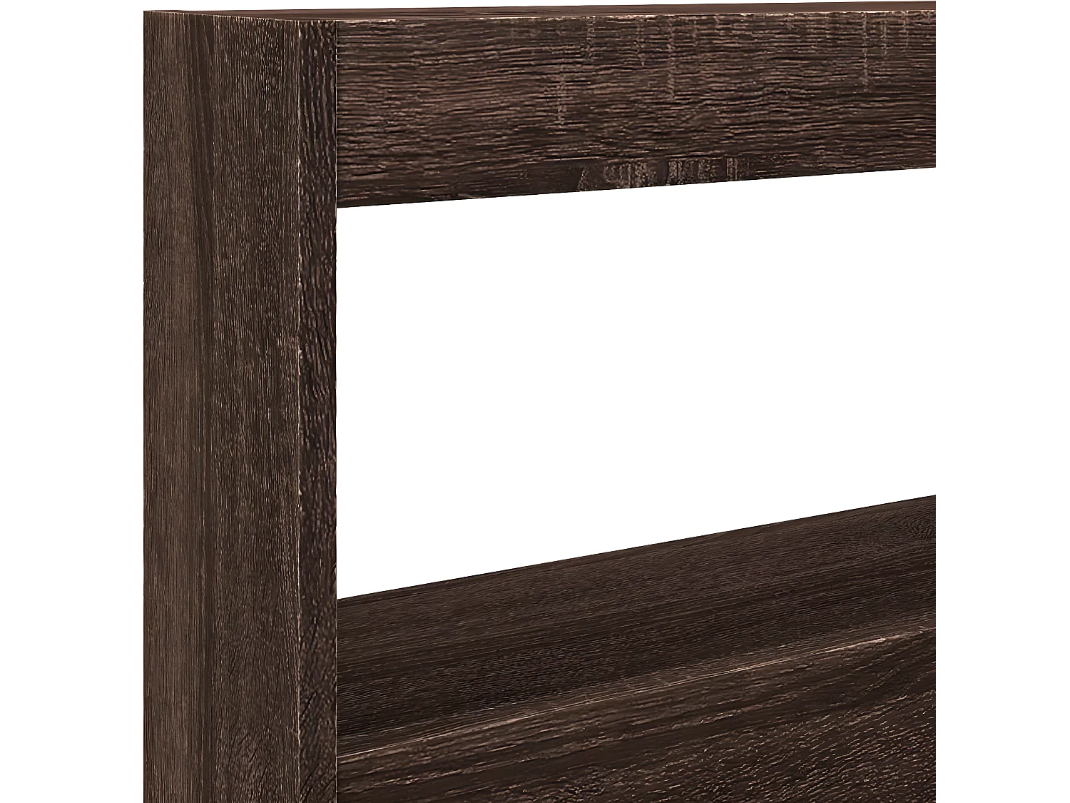 Armoire tête de lit avec LED chêne marron 120x17x102 cm