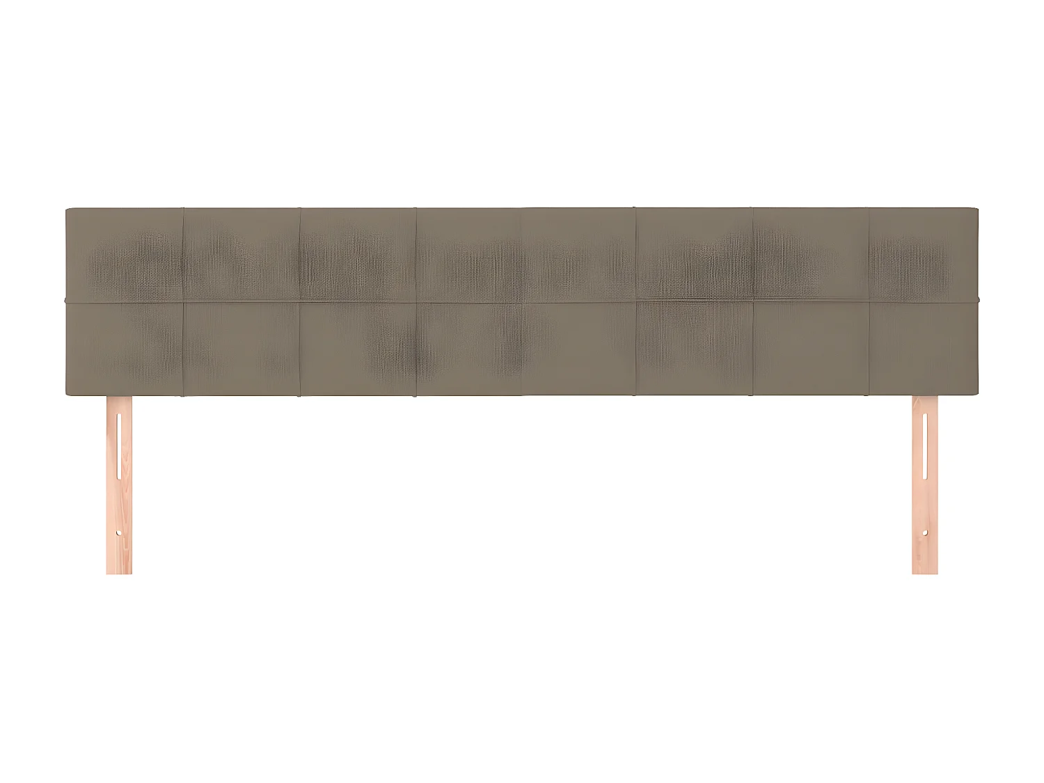 Têtes de lit 2 pièces Taupe 90x5x78/88 cm Tissu