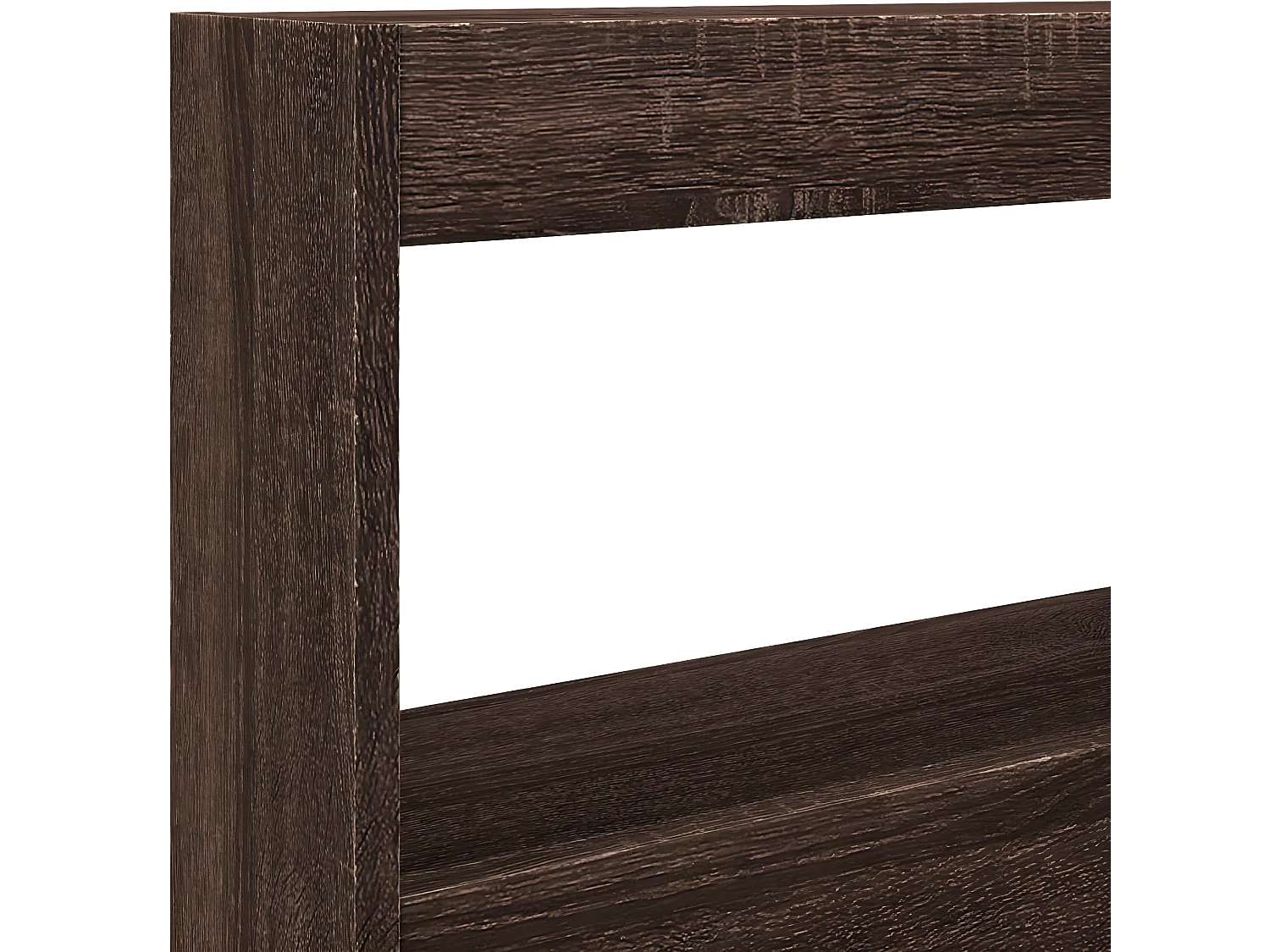 Armoire tête de lit avec LED chêne marron 100x17x102 cm