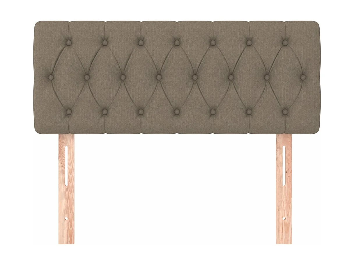 Tête de lit Taupe 90x7x78/88 cm Tissu