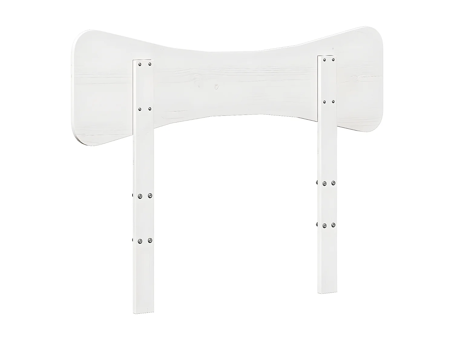 Hoofdbord 100 cm massief grenenhout wit