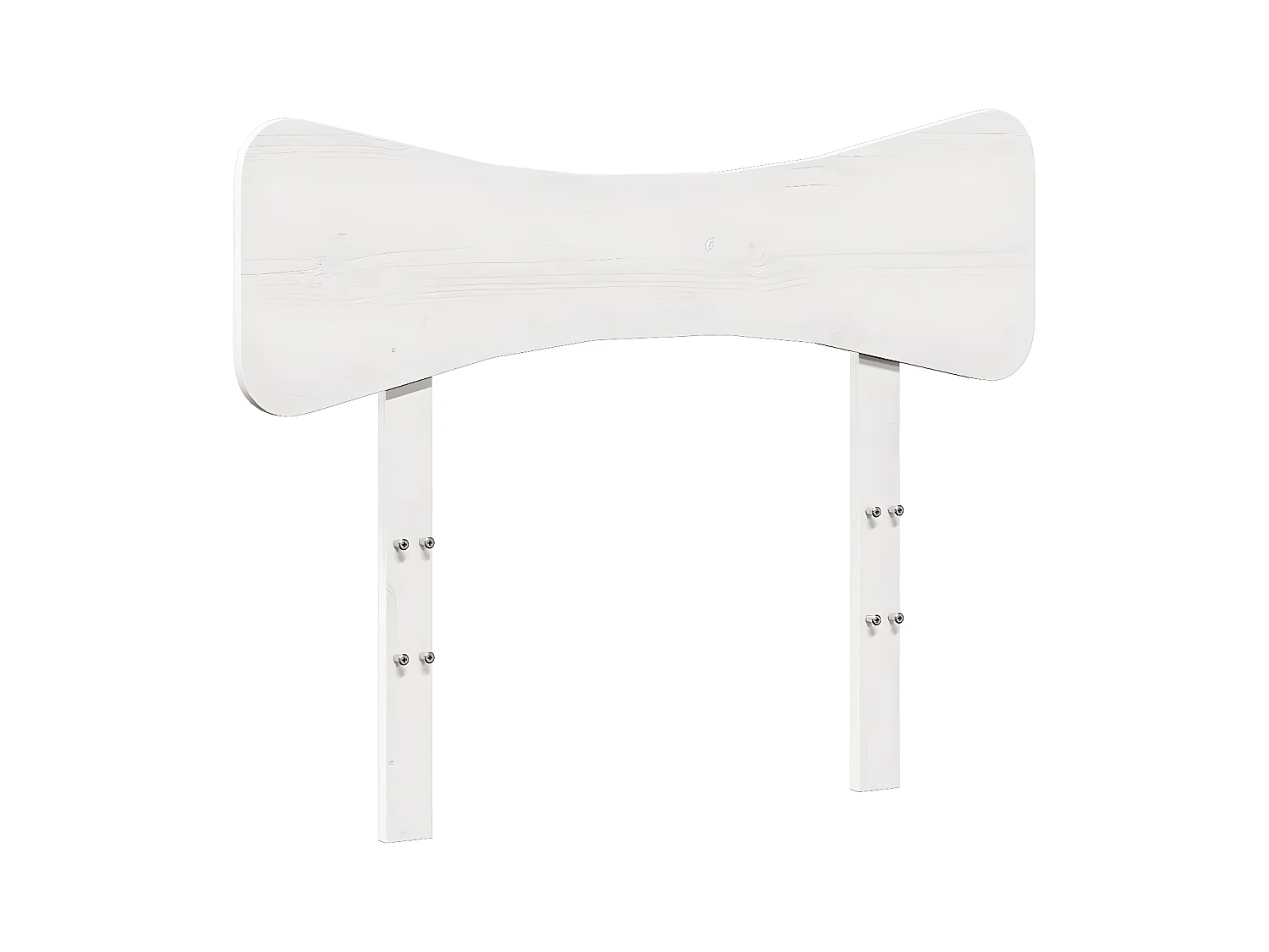 Tête de lit blanc 100 cm bois massif de pin