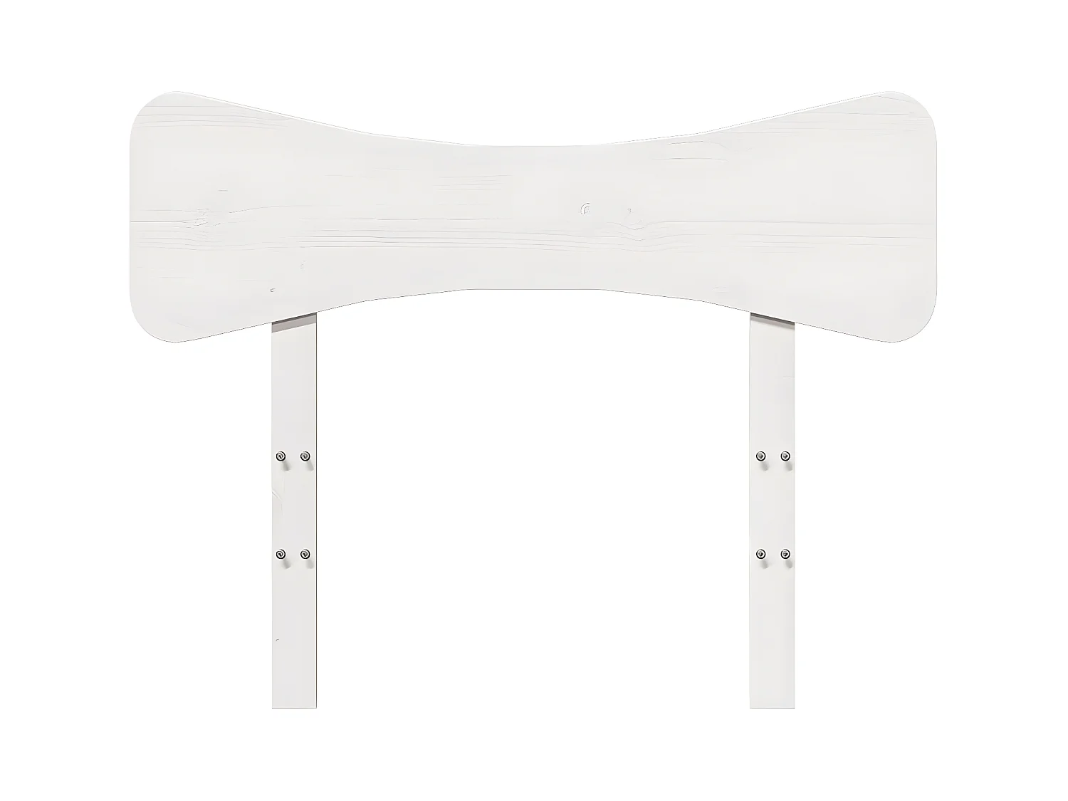 Tête de lit blanc 100 cm bois massif de pin