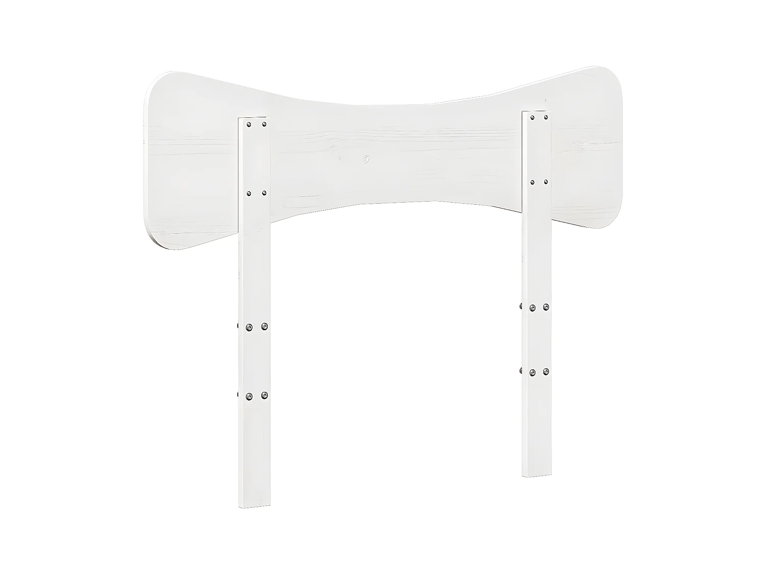 Tête de lit blanc 100 cm bois massif de pin