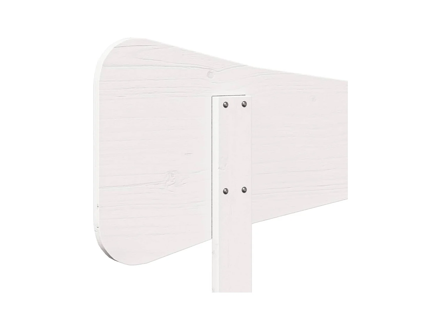 Tête de lit blanc 100 cm bois massif de pin