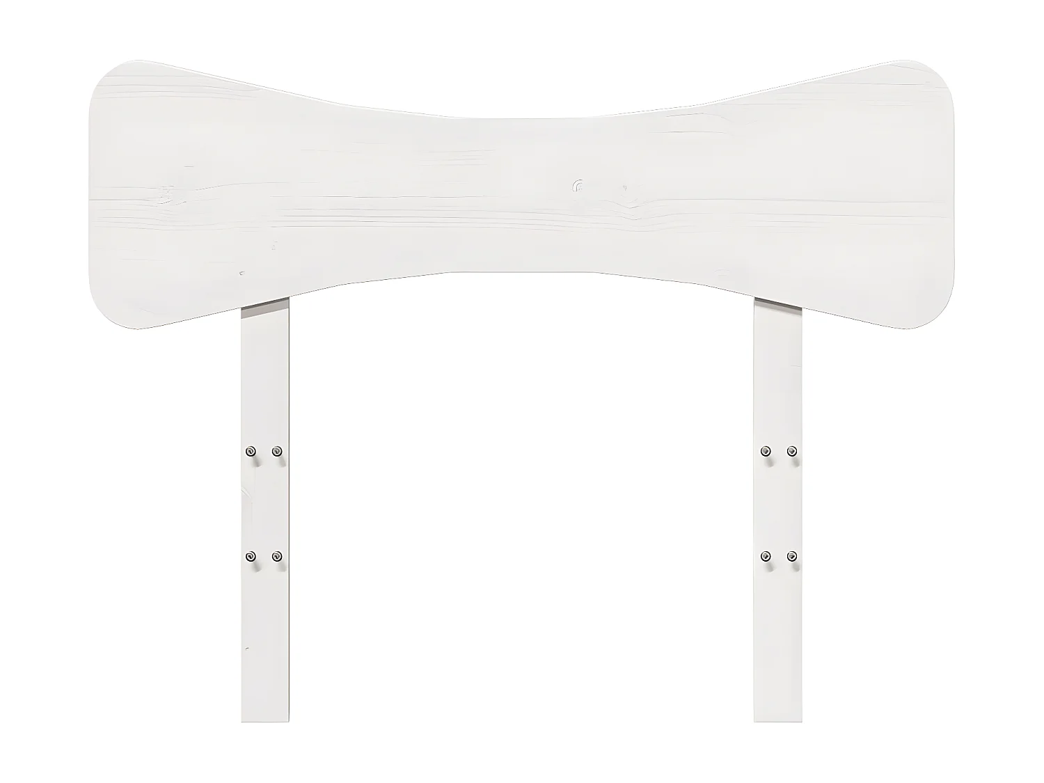 Tête de lit blanc 100 cm bois massif de pin