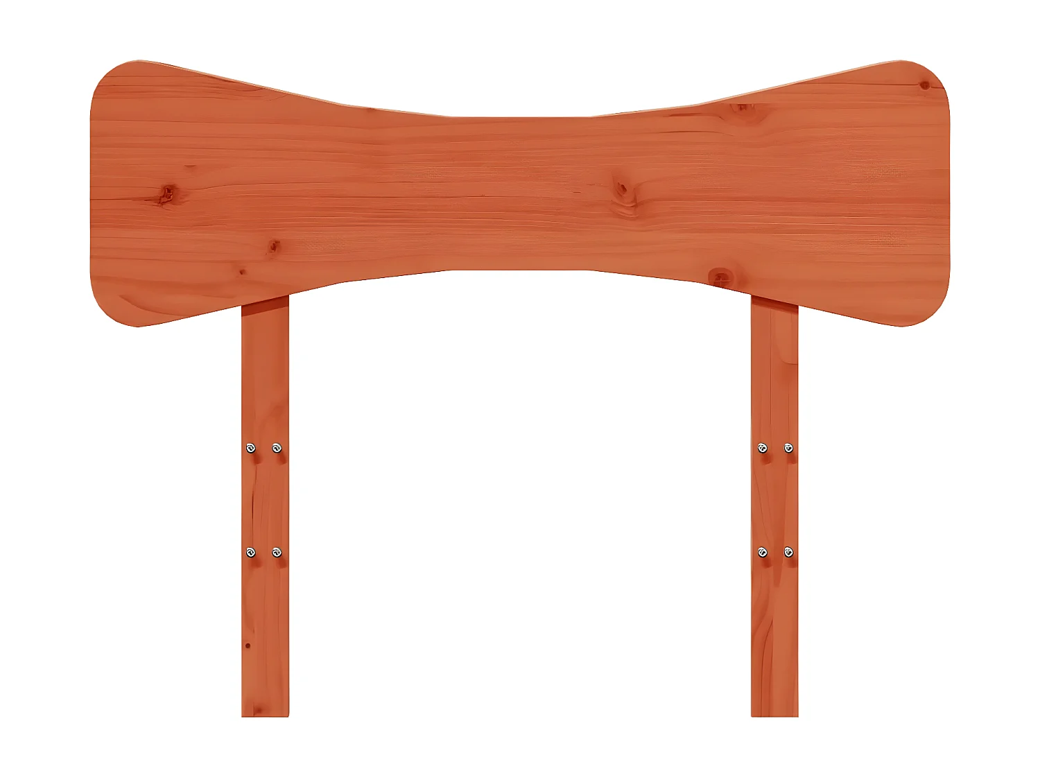 Tête de lit cire marron 100 cm bois massif de pin