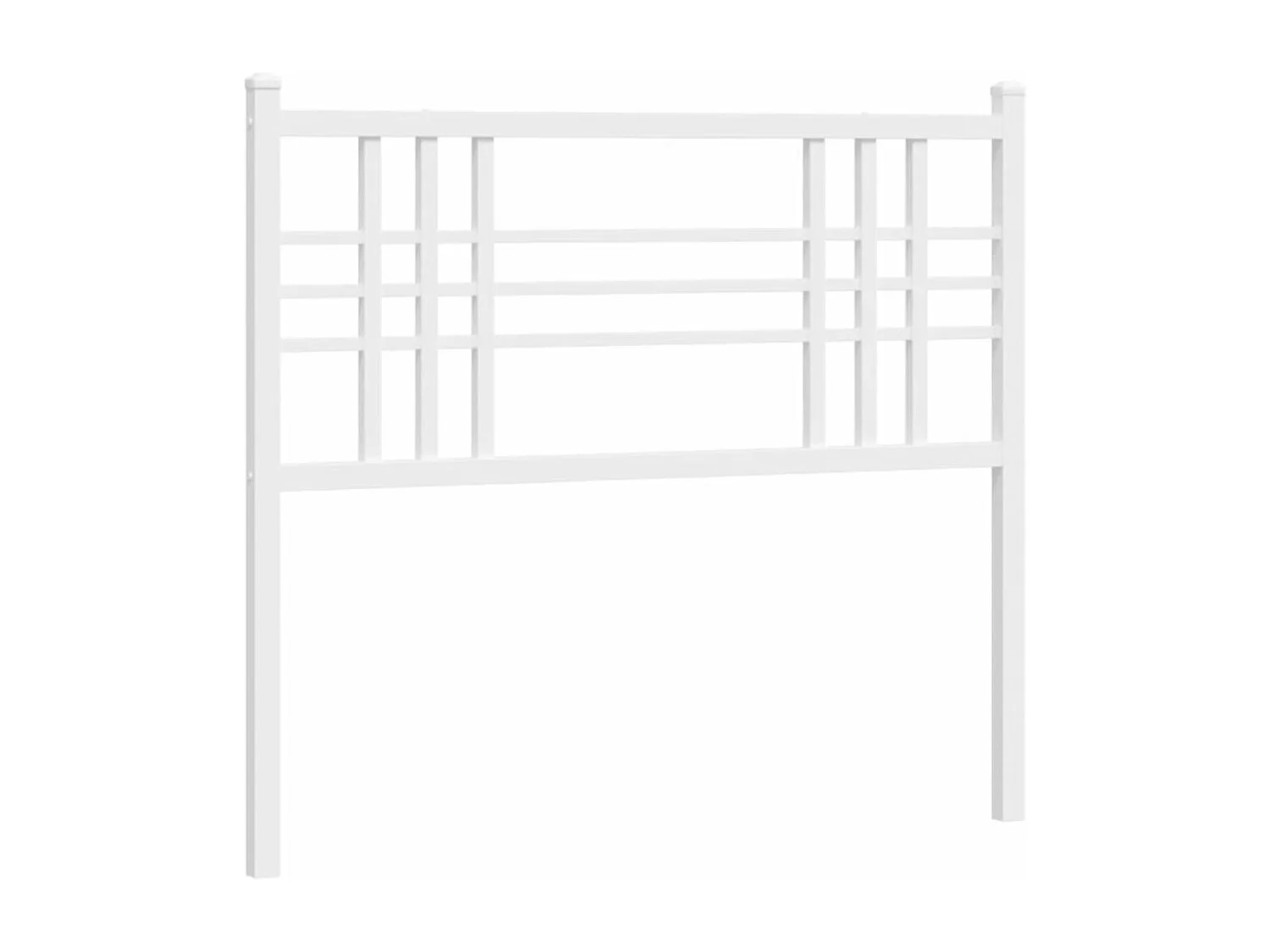 Tête de lit métal blanc 100 cm