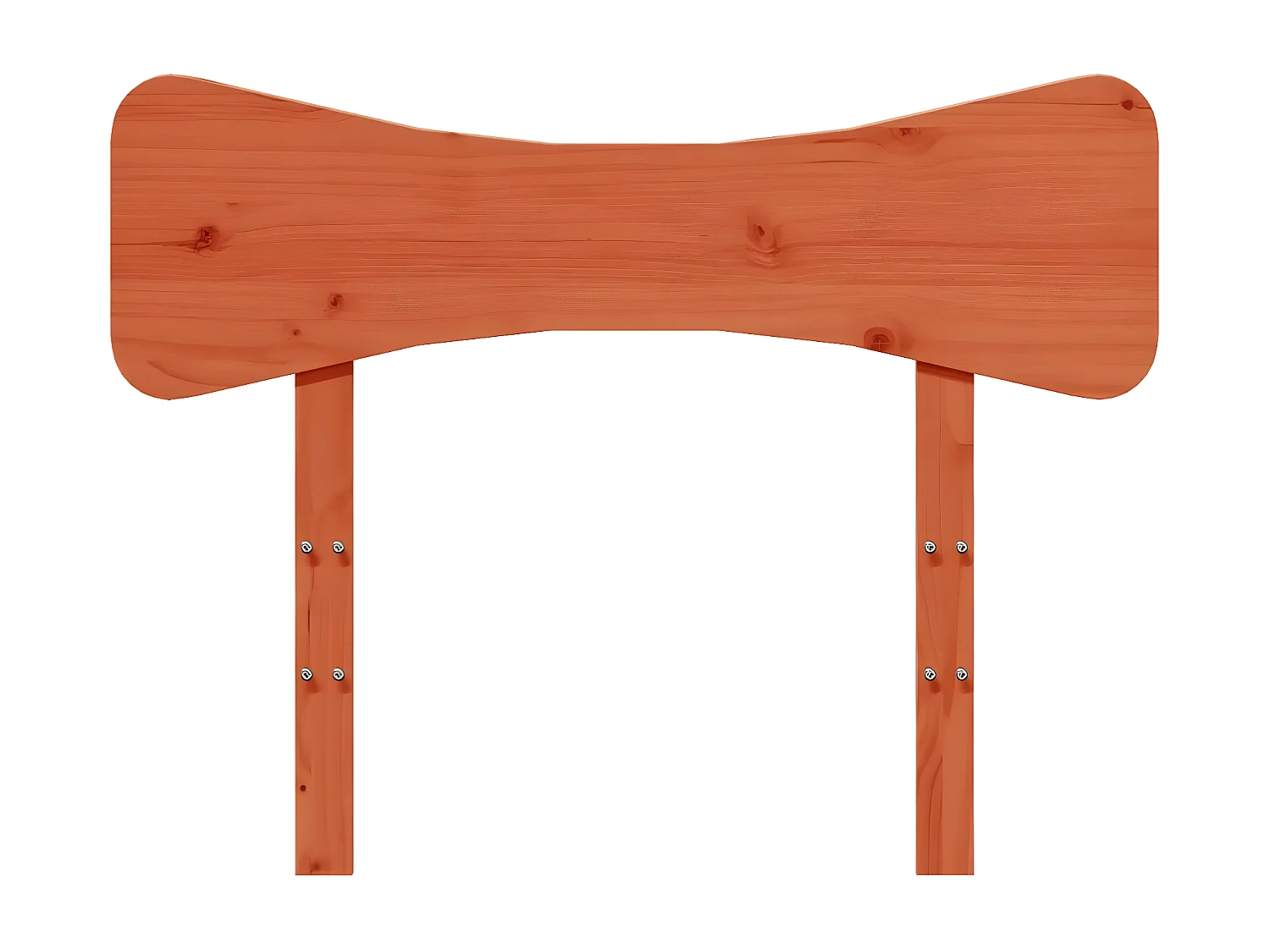 Tête de lit cire marron 90 cm bois massif de pin