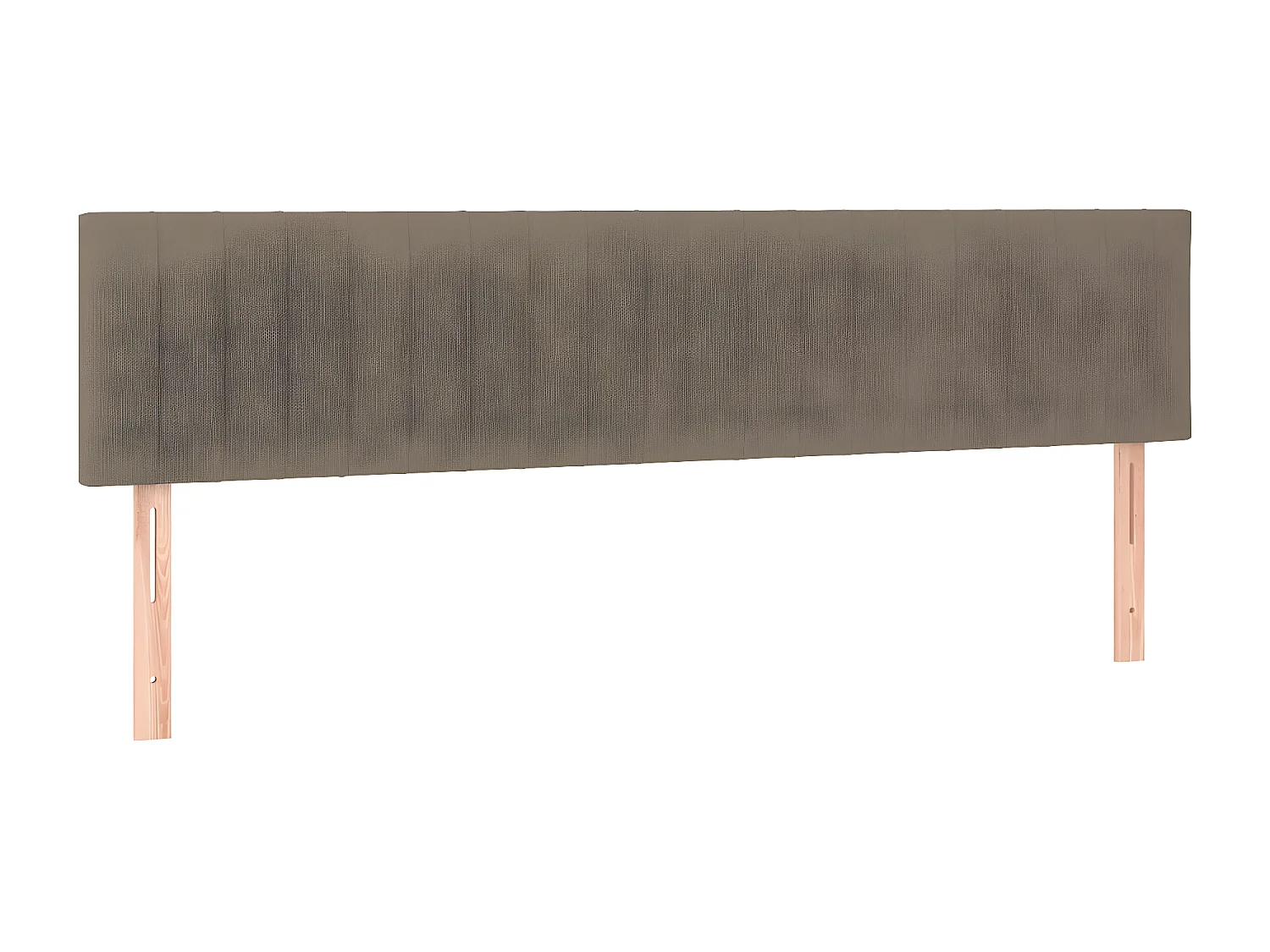 Tête de lit à LED Taupe 160x5x78/88 cm Tissu