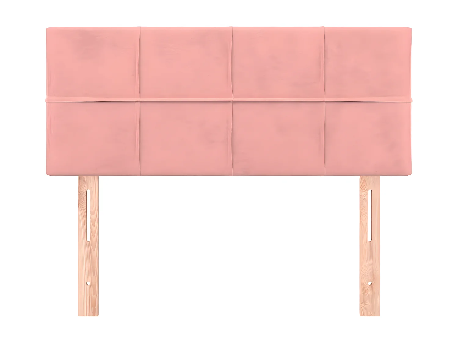 Tête de lit Rose 100x5x78/88 cm Velours