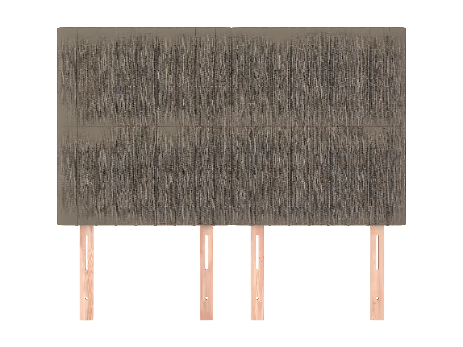 Têtes de lit 4 pièces Taupe 72x5x78/88 cm Tissu