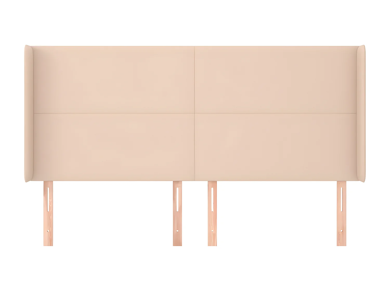 Tête de lit avec oreilles Cappuccino 183x16x118/128 cm