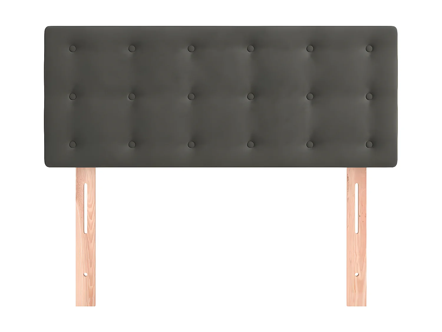 Tête de lit Gris foncé 90x5x78/88 cm Velours
