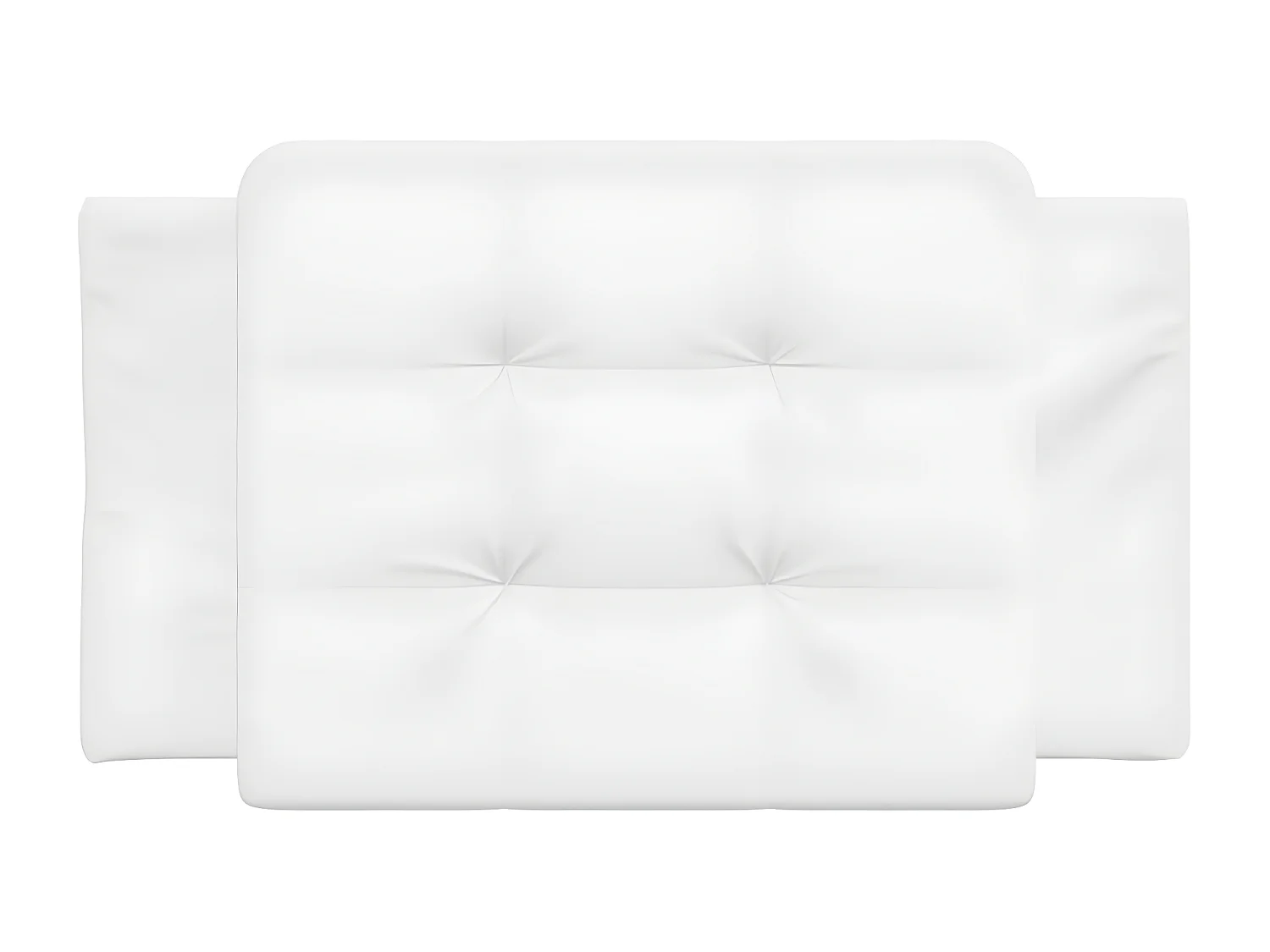 Coussin de tête de lit blanc 90 cm similicuir