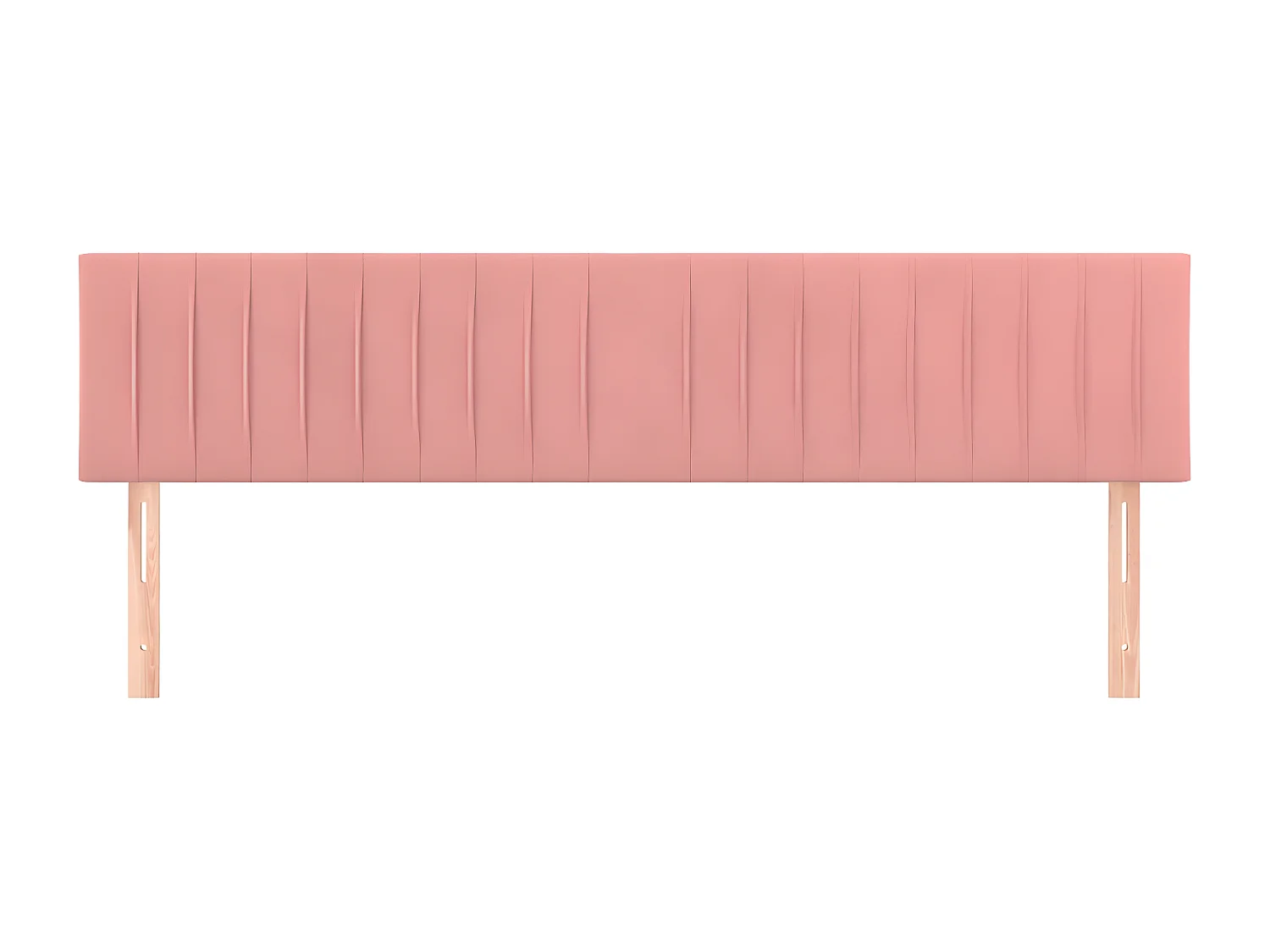 Têtes de lit 2 pièces Rose 80x5x78/88 cm Velours