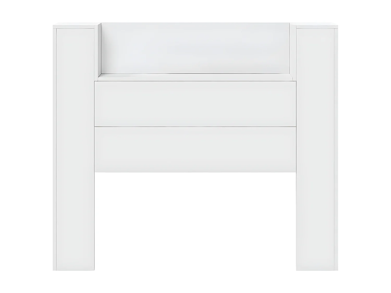 Armário de cabeceira com luzes LED 120x16,5x103,5 cm branco