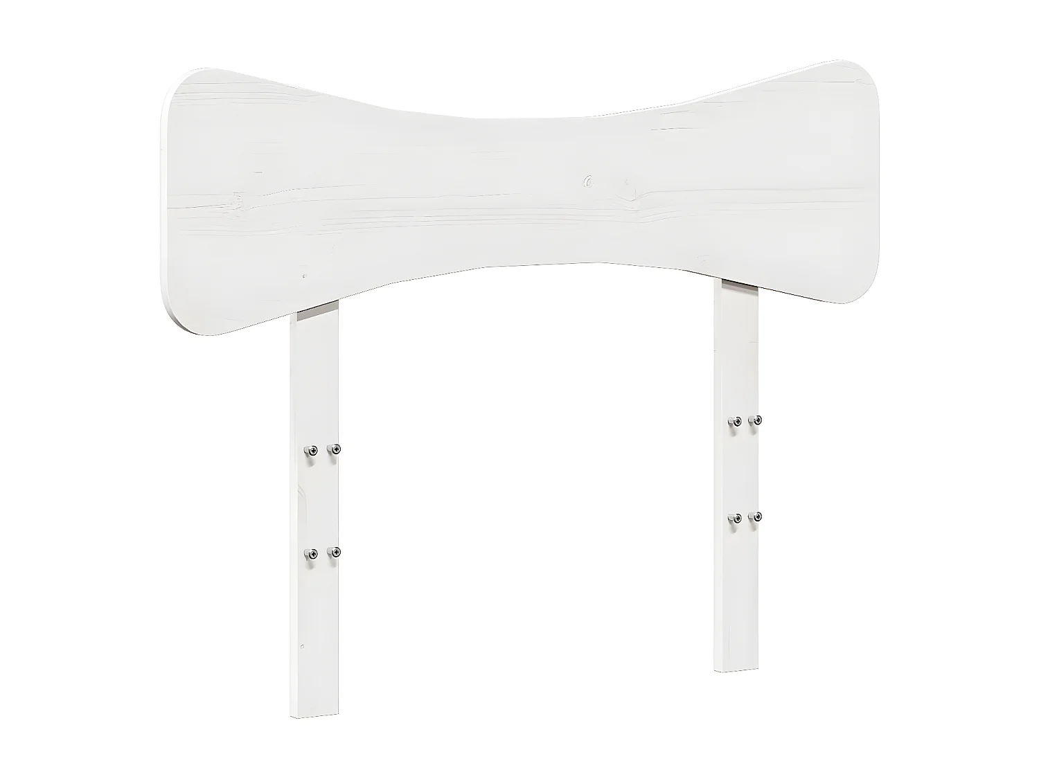 Tête de lit blanc 75 cm bois massif de pin