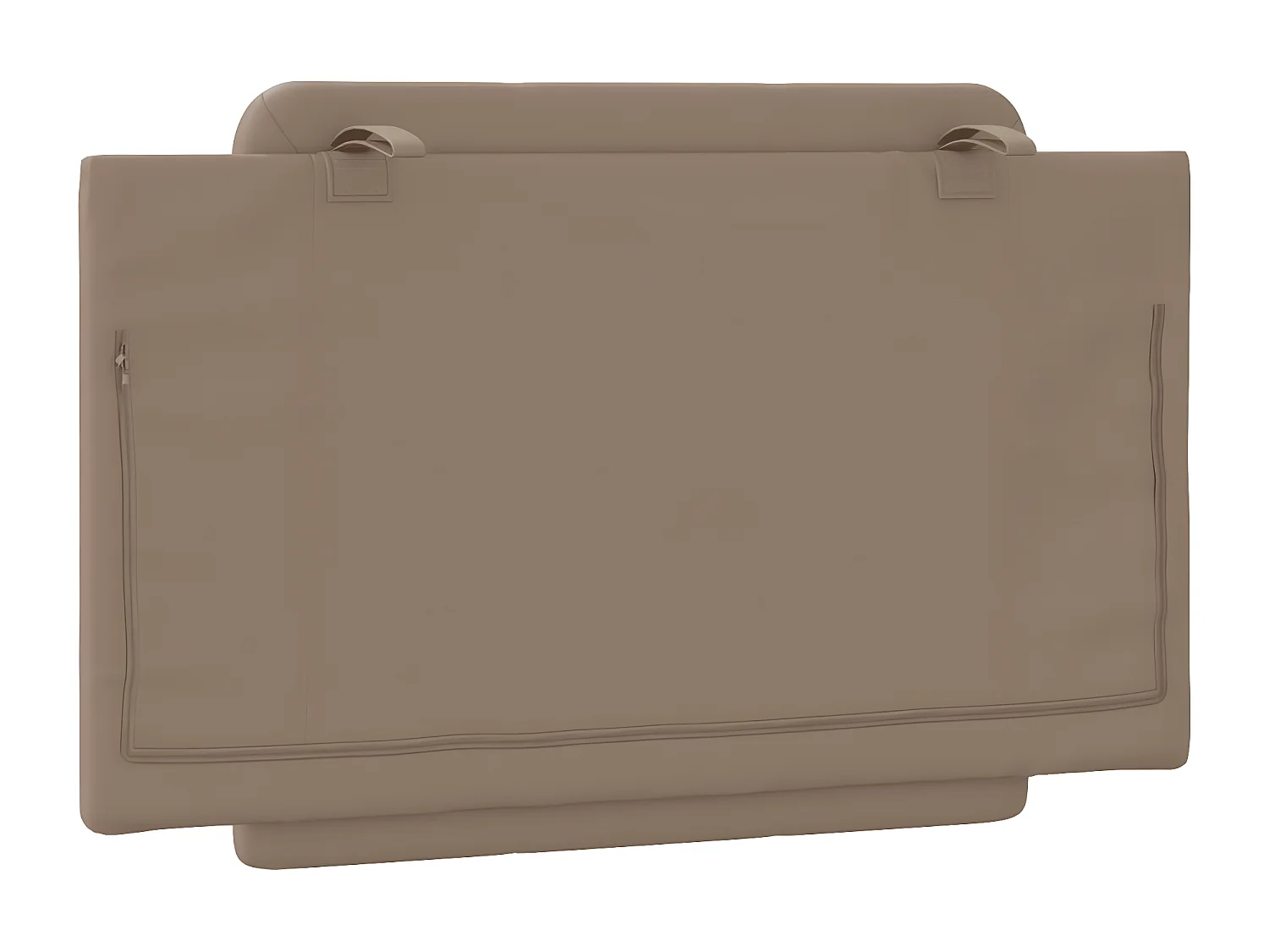 Coussin de tête de lit cappuccino 90 cm similicuir