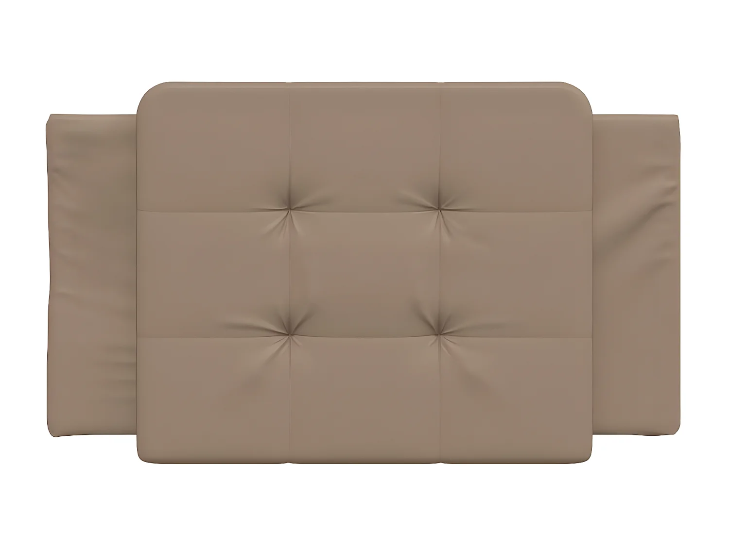Coussin de tête de lit cappuccino 90 cm similicuir