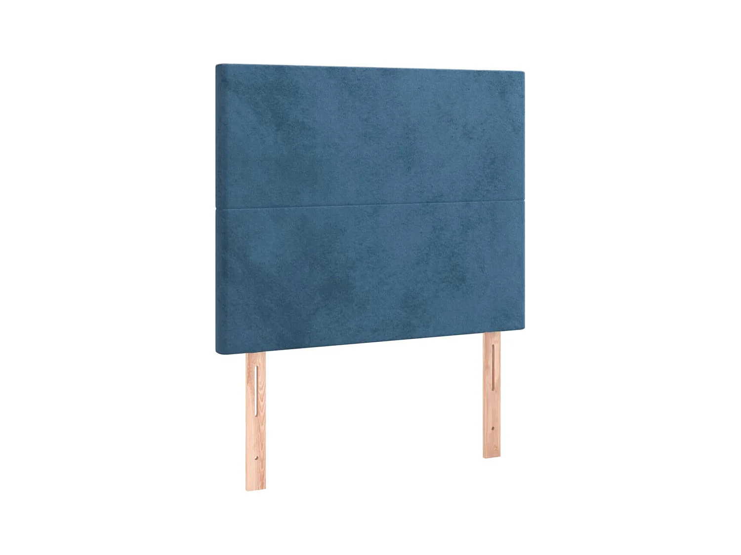Tête de lit à LED Bleu foncé 90x5x118/128 cm Velours
