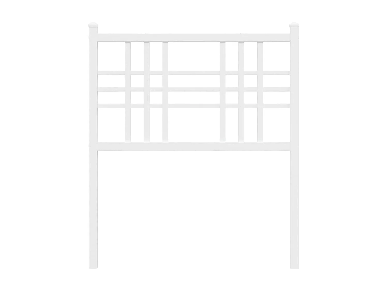 Cabecero de metal blanco 75 cm