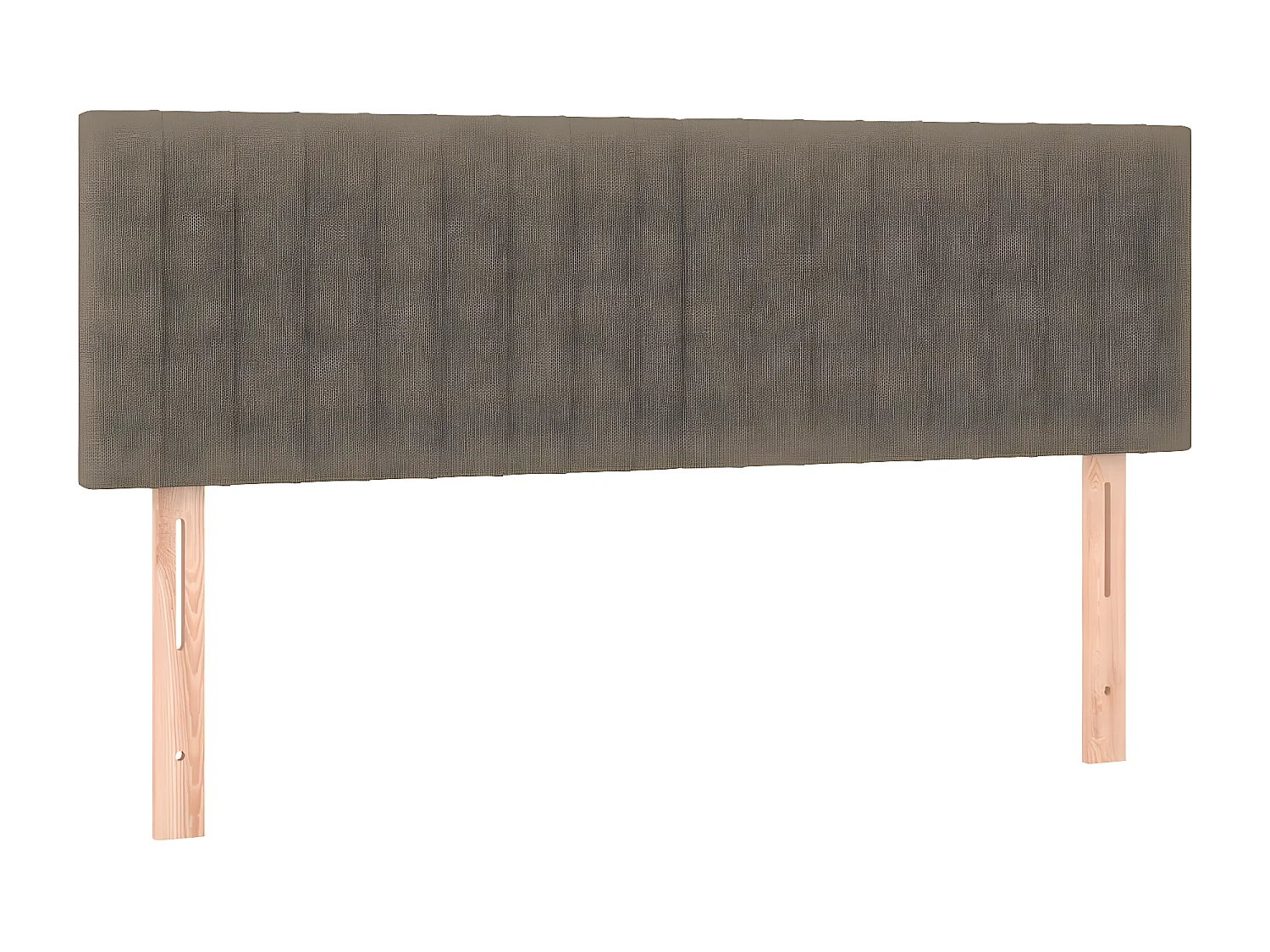 Têtes de lit 2 pièces Taupe 72x5x78/88 cm Tissu