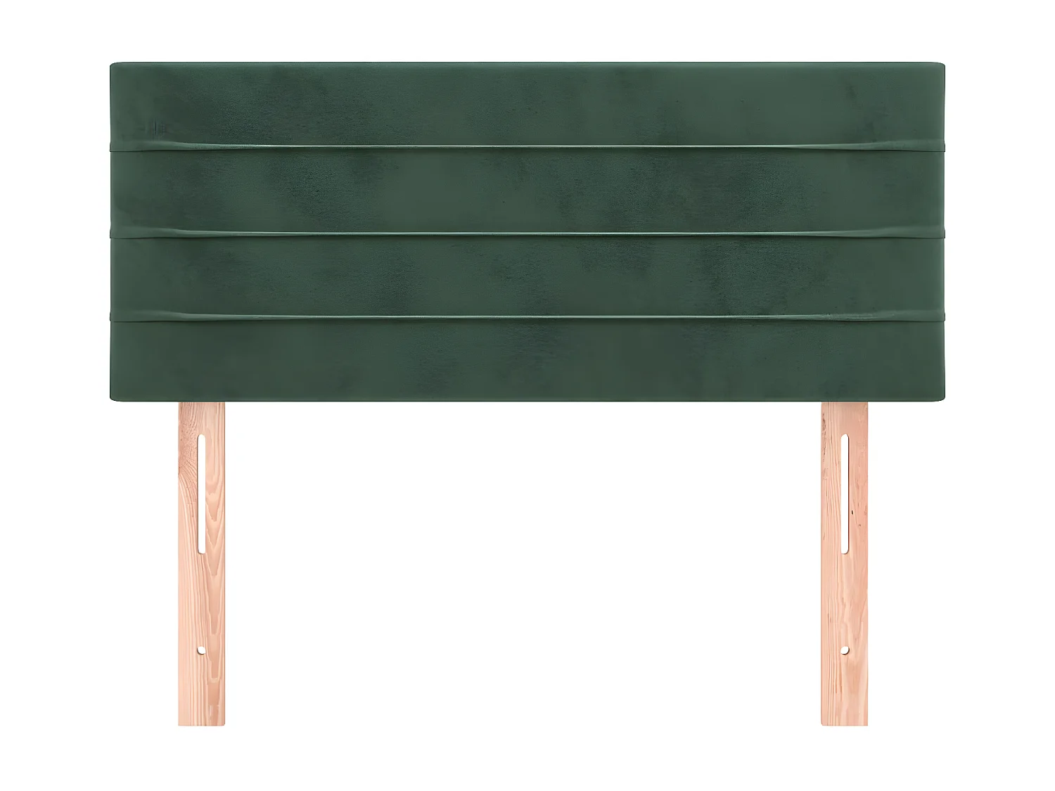 Tête de lit Vert foncé 100x5x78/88 cm Velours