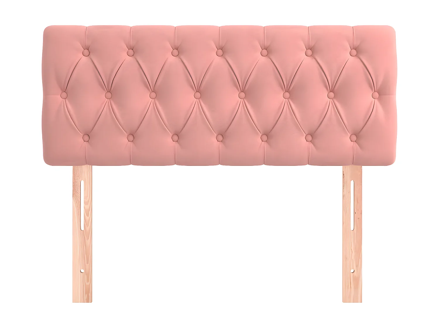 Tête de lit Rose 90x7x78/88 cm Velours