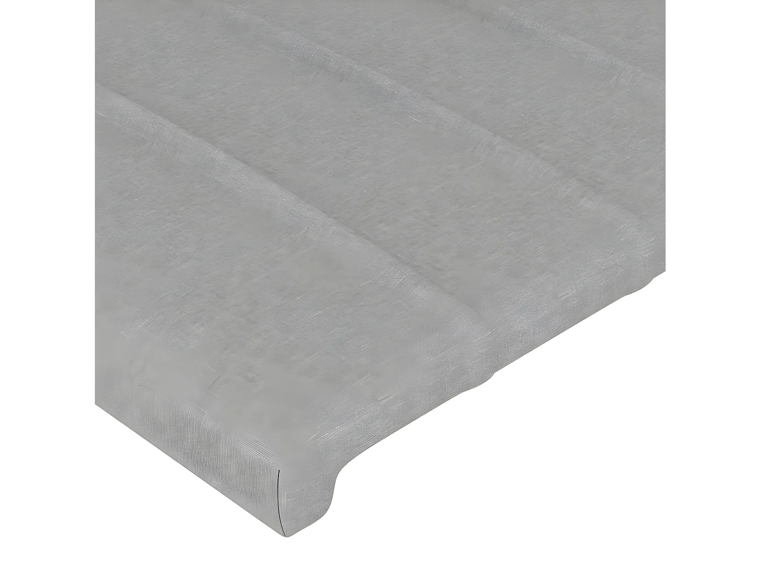 Têtes de lit 2 pièces Gris clair 72x5x78/88 cm Tissu