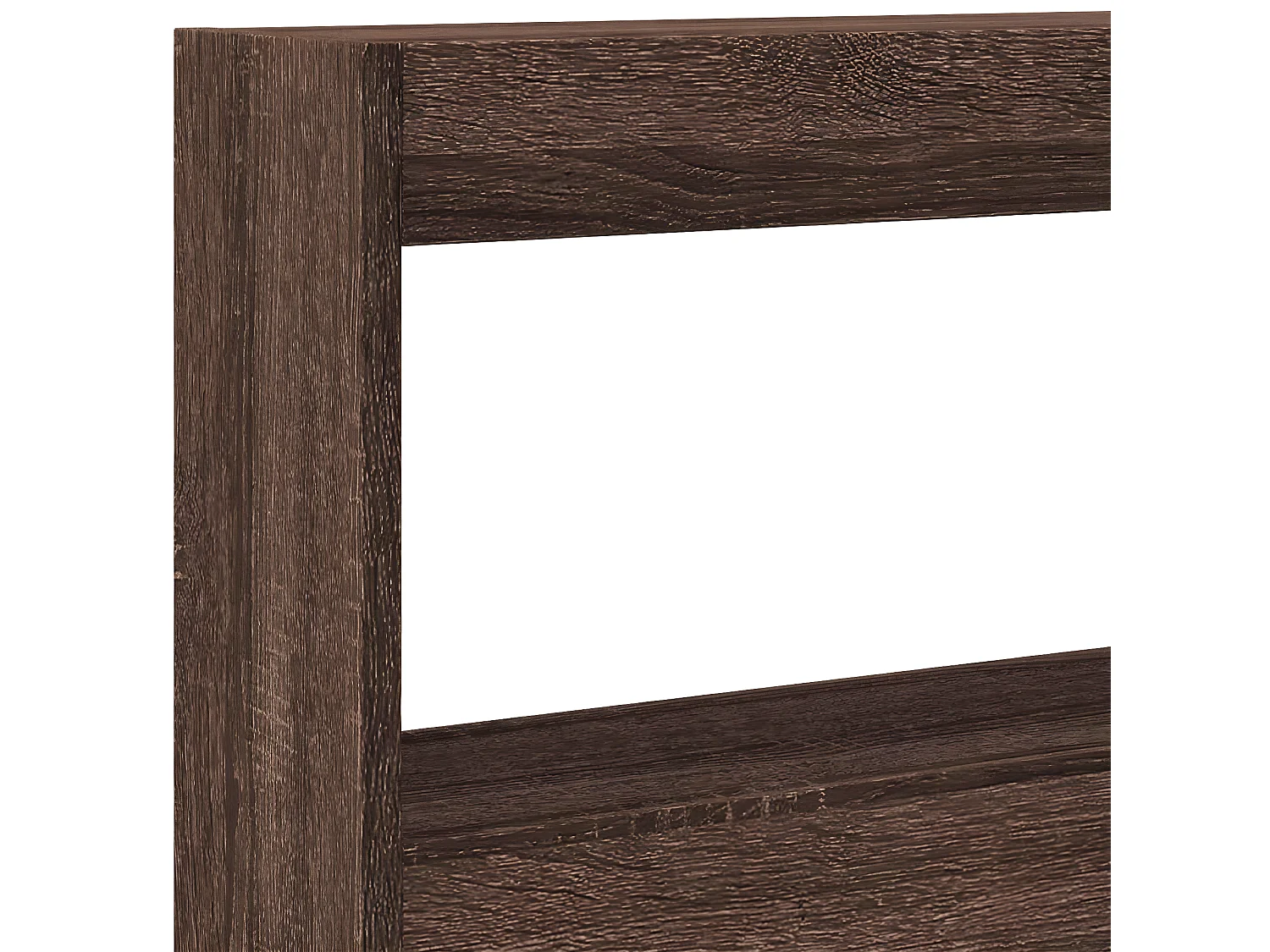 Armoire tête de lit avec LED chêne marron 160x17x102 cm