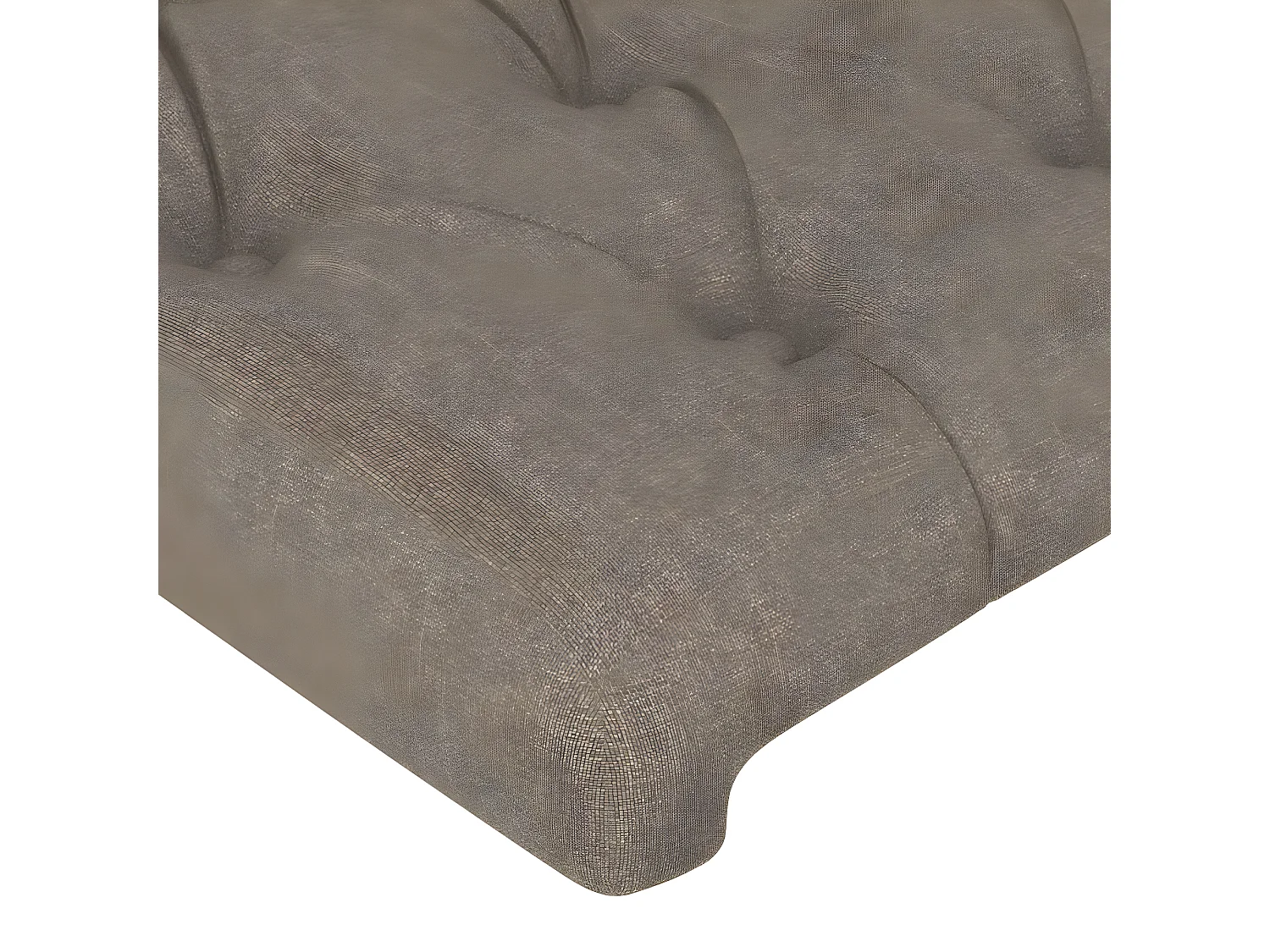 Tête de lit à LED Taupe 160x7x78/88 cm Tissu